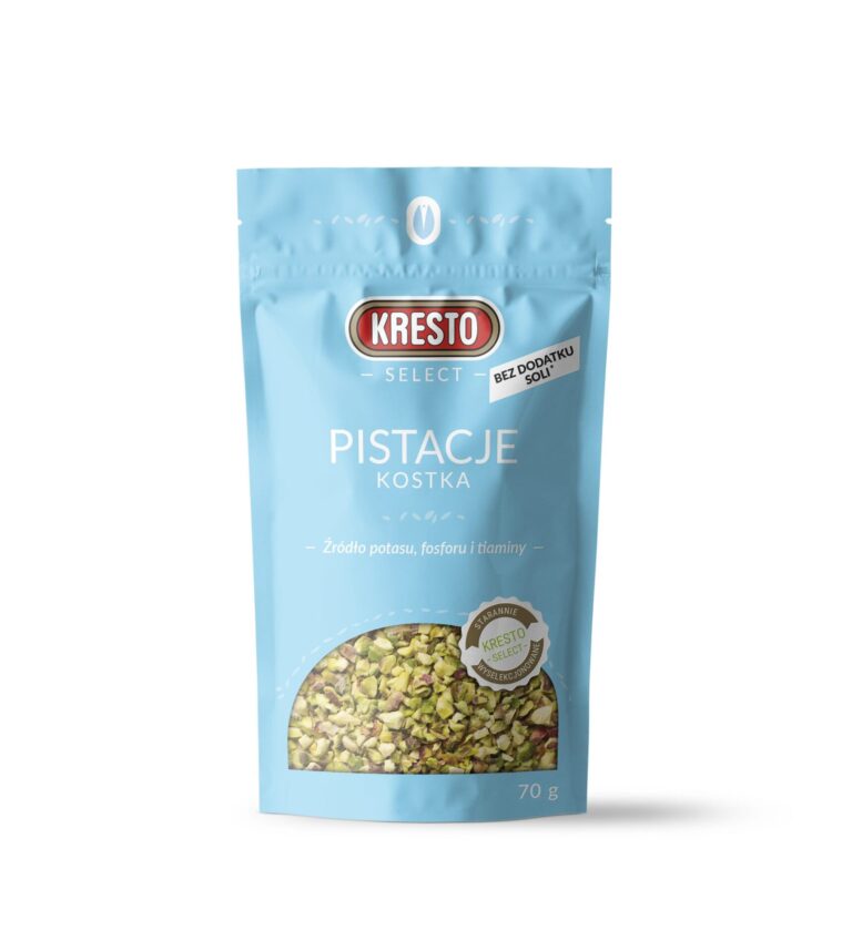 NOWOŚĆ! Pistacje i&nbsp;orzechy arachidowe w&nbsp;kostce dołączają do&nbsp;linii KRESTO SELECT