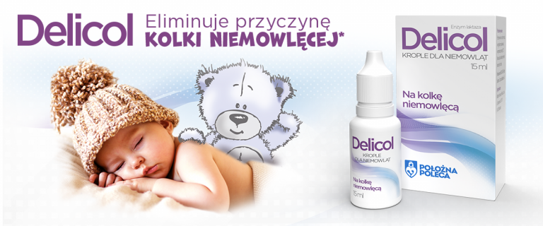 Delicol to&nbsp;pierwsza pomoc w&nbsp;kolce niemowlęcej