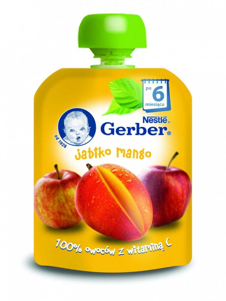 Gerber wprowadził tubki pełne owoców
